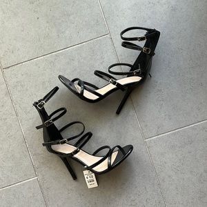 strappy stiletto heel NWT